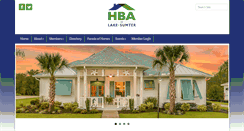 Desktop Screenshot of lakesumterhba.com