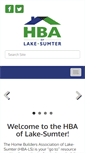 Mobile Screenshot of lakesumterhba.com