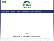 Tablet Screenshot of lakesumterhba.com